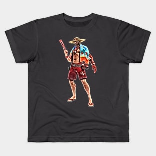 Overwatch McCree Lifeguard Skin Kids T-Shirt
